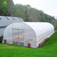Sistema de ventilação automática Estufas de túneis poli-arcos com redes de insetos