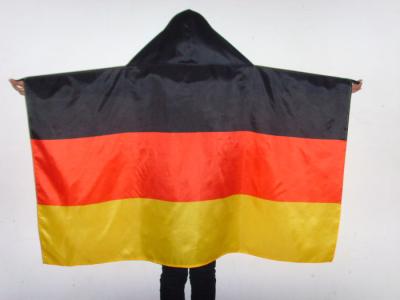 Brazil Football Flag Cape World Cup Theme Polyester Body Flags For Soccer Event