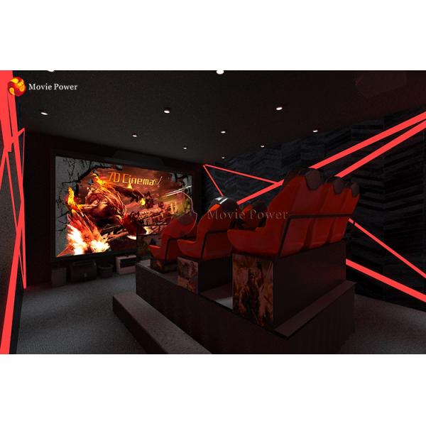 Оборудование кино кинотеатра DOF 7D управлением 3 безопасности гидравлическое с имитатором
