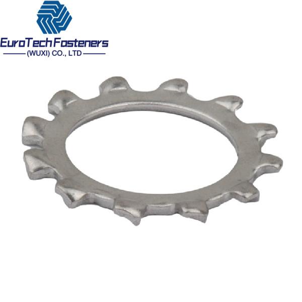 9/16 Stainless Steel Shakeproof External Serrated Lock Washer ASME B18.21.1 M3-M24