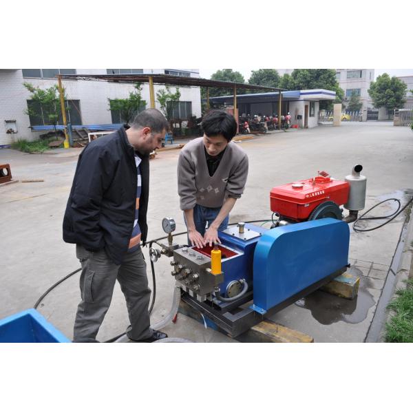 высокий уборщик взрывного устройства воды давления 10000psi для удаления ржавчины корабля