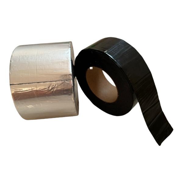 Self Adhesive Bitumen Waterproof Tape 1.2mm 1.5mm 2.0mm For Gap Sealing