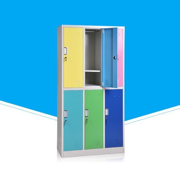 Placard latéral de casier en métal de la porte D450mm de l'acier 6 pour la piscine