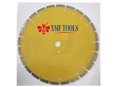 14 ” Laser Welded Saw Blade With Deep Teeth  For Green  Concrete  Aspholt Yellow