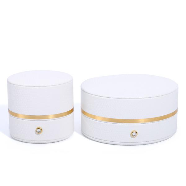 Boîte à bijoux en cuir en PU de taille personnalisée pour petits voyages Portable et fonctionnel