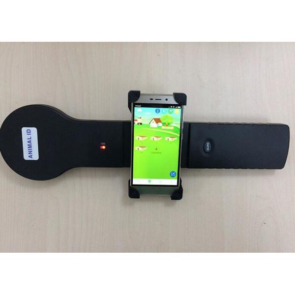 Handheld Ear Tag Reader With Mobile Phone APP , Rfid Chip Reader CE Listed