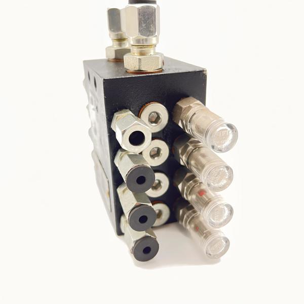 O distribuidor progressivo 8ASQ-0.1/0.15/0.2X2/D66D é adequado para lubrificar barris de bomba