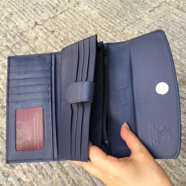 Unisex Authentic Stingray Skin Male Long Trifold Wallet Genuine Leather Women Men Large Clutch Purse Lady Money Bag