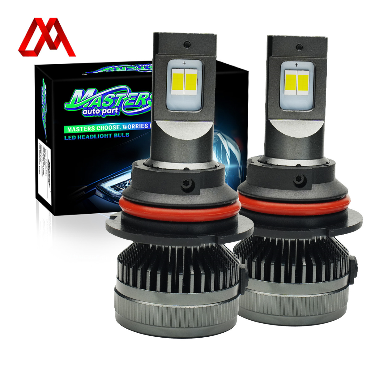 Мастера KV80 140W 14000 Люмен 6500K Холодный Белый 9004 9007 H4 H13 Фары