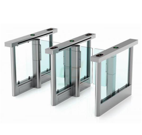 Stainless Steel Office Security Gates 600mm Supermarket Entrance Turnstile ISO9001