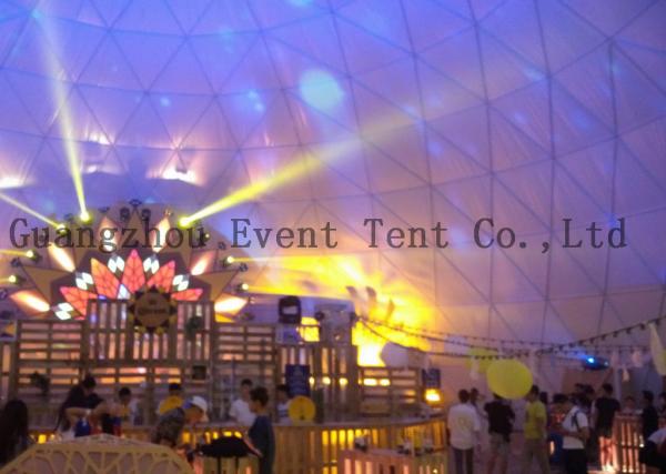25meters diameter white PVC roof Large Dome Tent for 1000 people