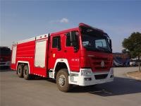 carro de bombeiros da espuma 6x4 com a espuma da água 16000kg macia para corpos dos bombeiros