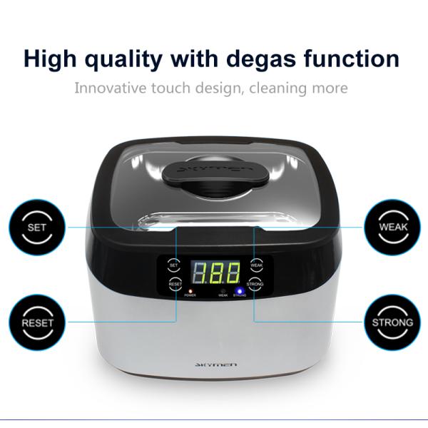 Degassing Portable Ultrasonic Cleaner 1.2L For jewelry cleaning