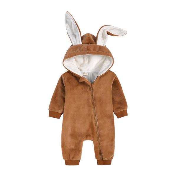 Children'S Newborn Baby Winter Jumpsuit Thickened Plush