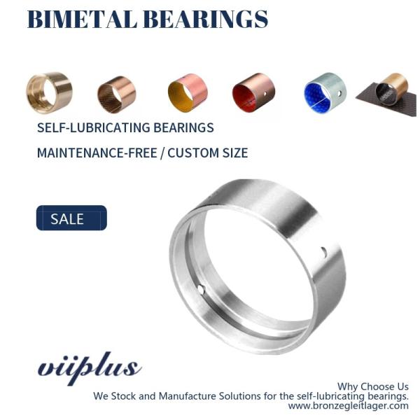 High Tin Aluminum Bearing & Groove Bushings AlSn20Cu Replace  Bushings