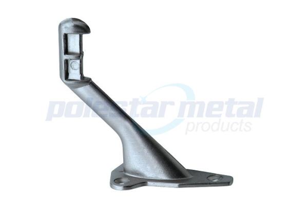 Suportes resistentes escovados do corrimão do cromo da porta de 3 polegadas hardware decorativo