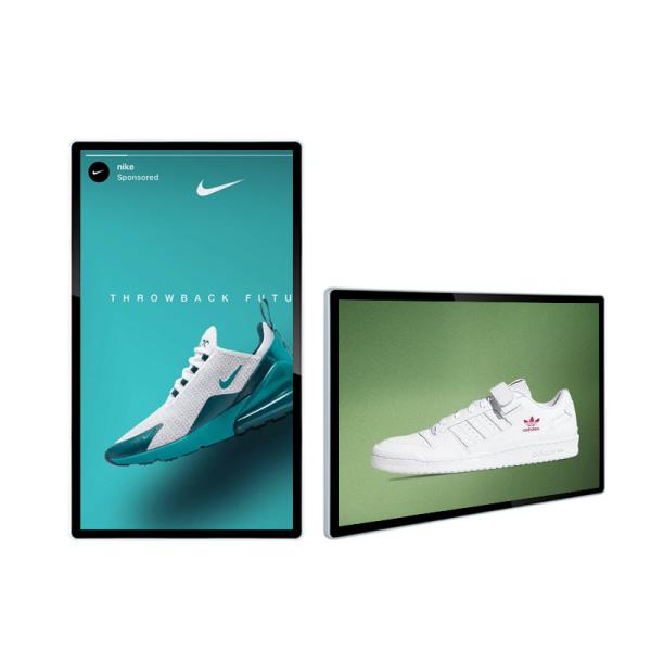 Android LCD Advertising Display Monitor Digital Signage Indoor Wall Mounted 2K 4K