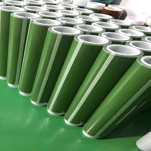 Nomay Green PET High Temperature Tape 220℃ Heat Resistant No Residue Bright Green for High Visibility