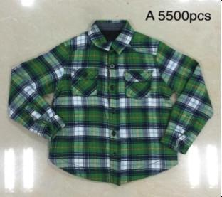 Protective Yarn Dyed Boys Cotton T Shirts Light Padding Long Sleeve