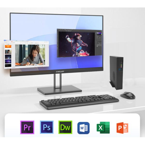 TPM2.0 B560 чипсет Промышленный мини-PC типа C USB3.2 USB Dual HDMI
