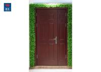 Double fabricant en bois de porte du feu ignifuge intérieur évalué du feu stratifié par forces de défense principale