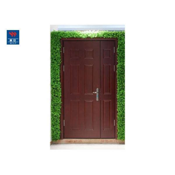 Double MDF Laminated Fire Rated Interior Fireproof Fire Wooden Door Manufacturer