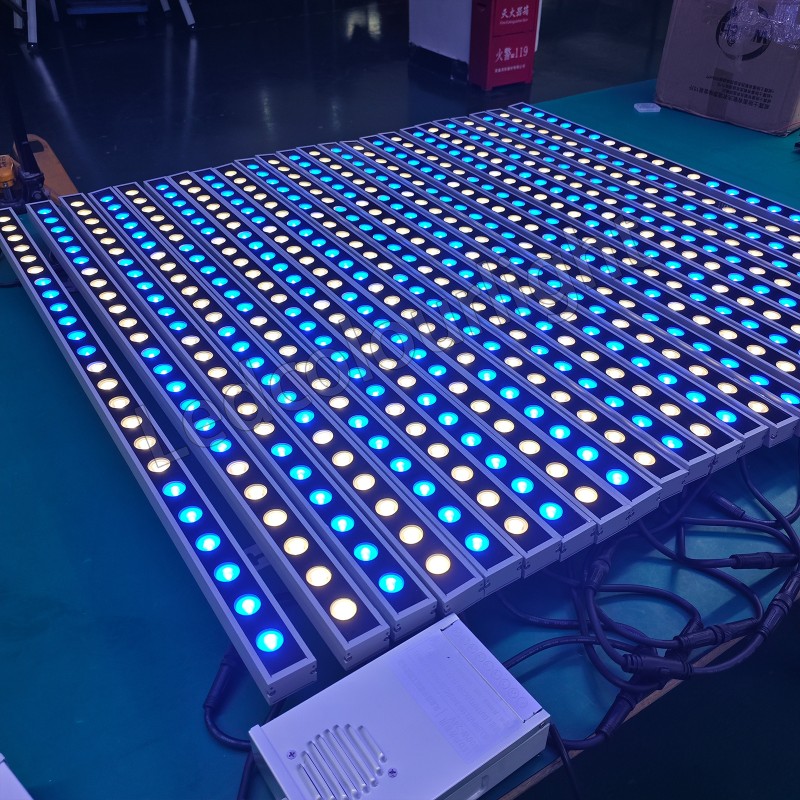 DMX512 Control LED Wall Washer Lights DC24V 24W IP66 for Building Facade