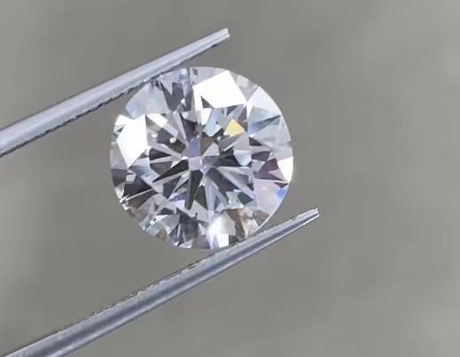 5+Ct Laboratório Criado Diamantes Brancos Redondo Corte Brilhante Certificado IGI CVD Diamantes Sintéticos
