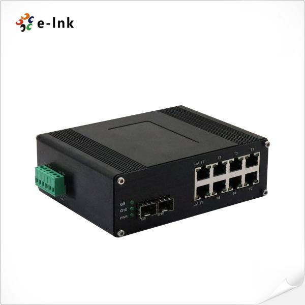 Industrial 8-port 10/100/1000M/2.5G BASE-TX + 2-port 1.25G/2.5G/10G SFP+ BASE-FX Ethernet Switch