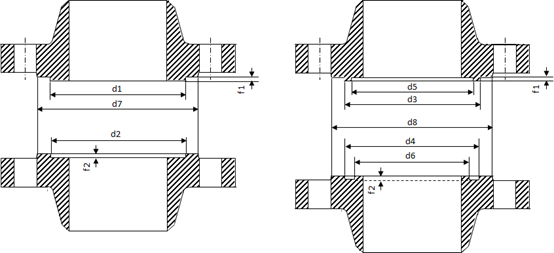 Фланец ST ASTM A105 WN, фланец 20