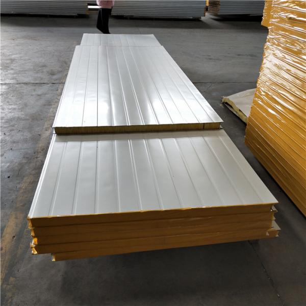 50mm rock wool sandwich panel with protective film for construction buildings