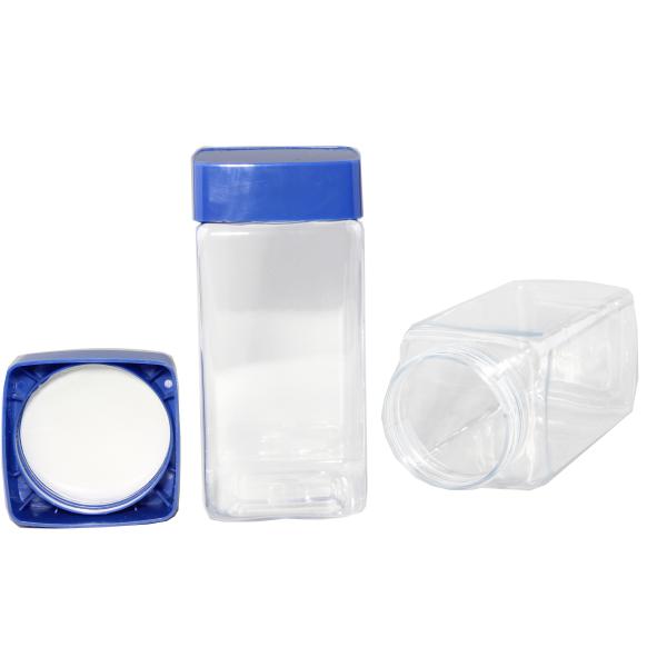 Опарникы прозрачной пластмассы ЛЮБИМЦА качества еды ясные с красочными крышками винта