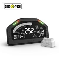 calibre do Temp de água de Digitas do painel LCD do veículo 12v para o carro de corridas