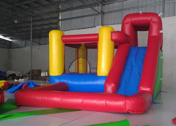 Durable PVC Material Inflatable Bounce House For Rent / Home / Backyard