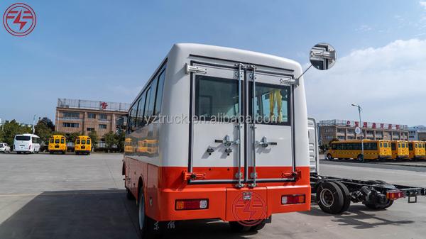 4x4 ônibus de passageiros autocarro de mineração usado 10-19 lugares fora da estrada transportador de pessoal luxo opcional opcional 2022