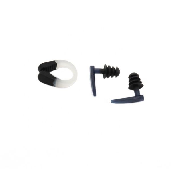 Transparent Silicone Earplugs Noise Cancelling Non Slip Nose Clip For Swimming