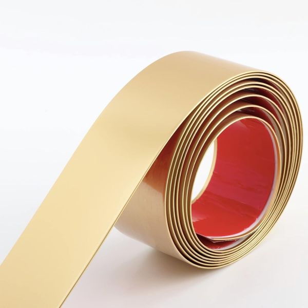 Sofa Decoration Strip with Tapes Golden Decorative Strip Furniture Edge Banding with Adhesive Tape