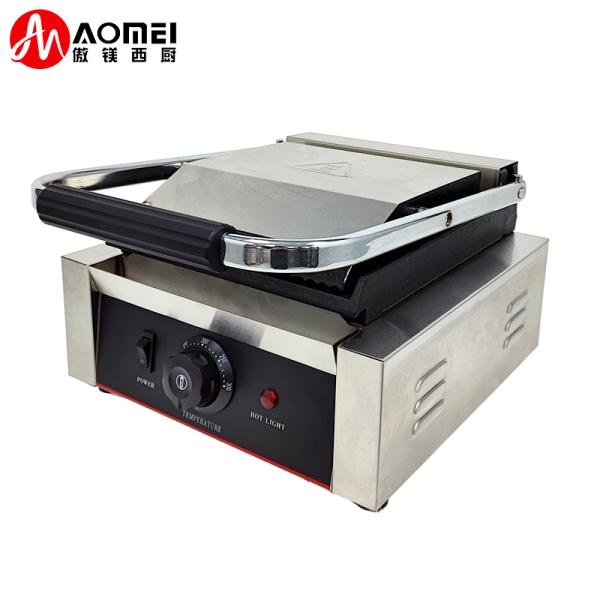 Электрический гриль Панини гриль Сэндвич-мастер Контактная гриль 1800W Легко очищаемая
