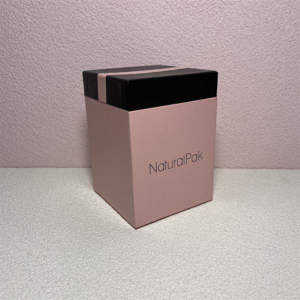 Hot Stamping Logo Gifts Packing Boxes Pink Black Perfume Collection Box