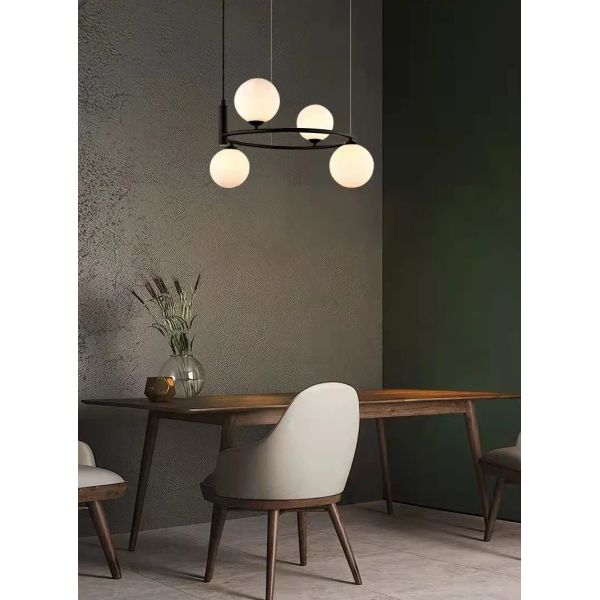 Nordic Magic Bean Galss Chandelier Restaurant Light Glass Ball Pendant Light（WH-AP-673）