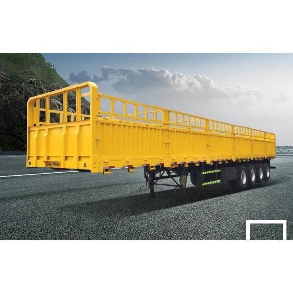 Wholesaler for Livestock Cargo Fence Side Wall Semi Trailer 60t Enced Fence Semi-Trailer
