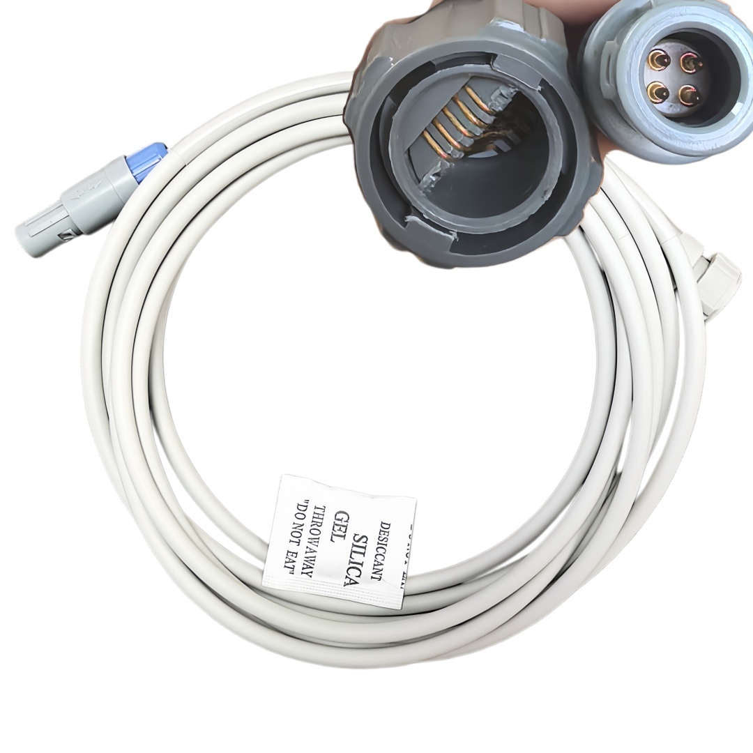 Adaptor Cable For Jinjiang Electronics IBP Invasive Blood Pressure Adapter To Argon Main Cable Pressure Sensor Connection