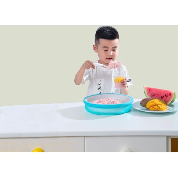 Portable Ice Cream Making Tray 23cm Diametre Handmade Ice Roll Pan With German