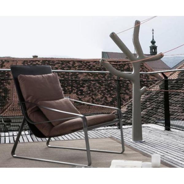 Modern Space Saving Furniture Outdoor Lounge Chair Leather Sofa Recliner For Living Room