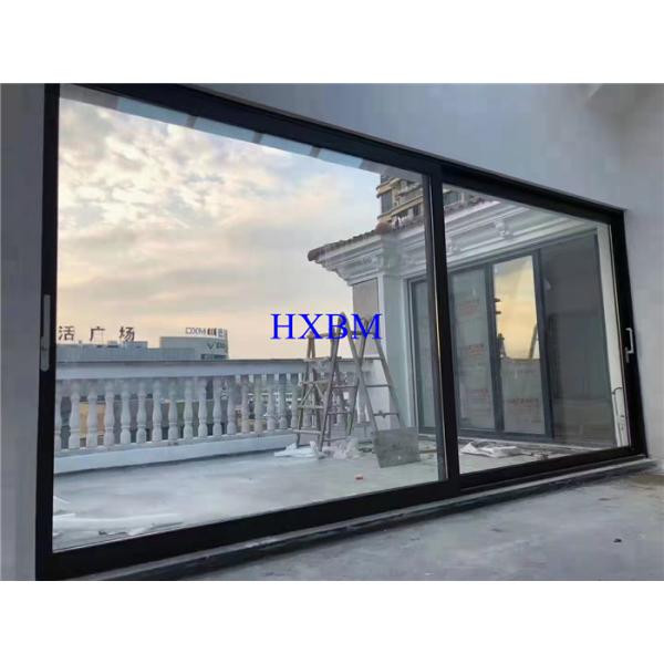 Double Glazed Powder Coated Color Aluminum Sliding Doors Thermal Break Heat Insulation