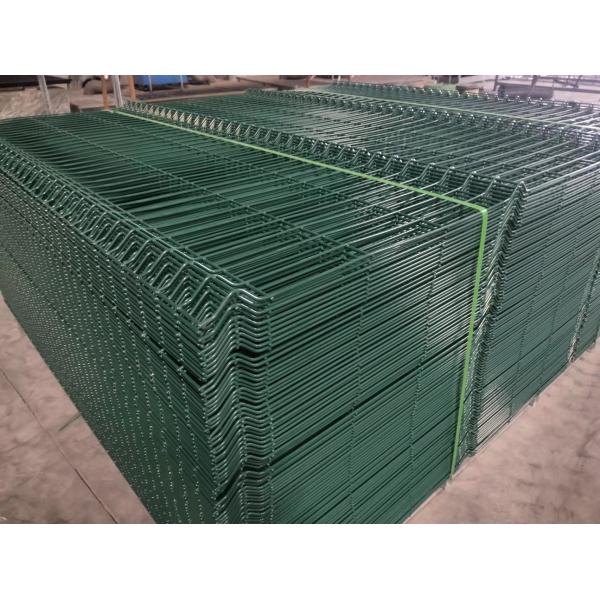 Панели загородки металла декоративной высоты Dia 2m 5mm зеленые покрашенные изогнутые