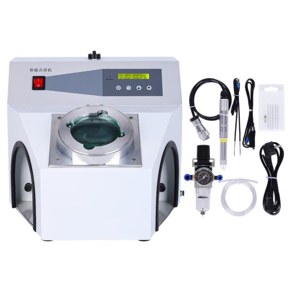 Tooltos 150A Argon Pulse Intelligent Jewelry Spot Welding Machine Welder For Precise Soldering With Magnifier