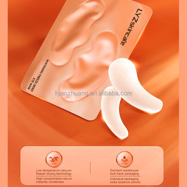 OEM Professional Manufacturer Freeze Dried Collagen Eye Mask Turmeric Infused Sleeping Moisturizer for Anti-Aging Anti-Wrinkle
