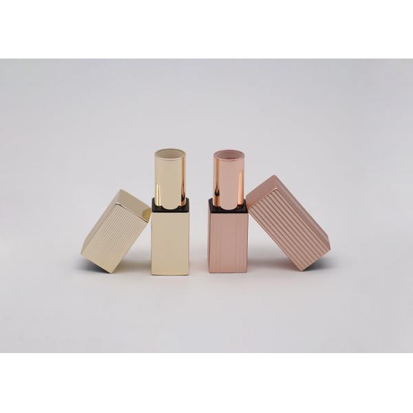 Magnet Design Square 3.8g Eco Friendly Lip Balm Containers Hot Stamping
