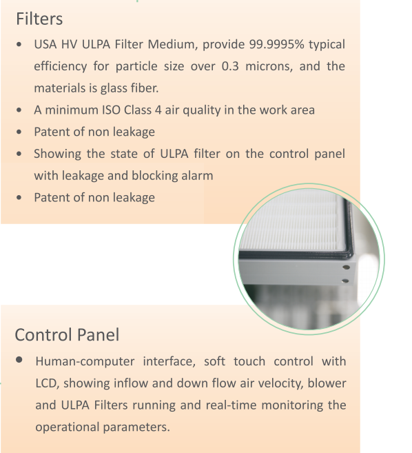 Modern Lab Safety Cabinet All Steel Class II Biosafety Cabinet Corrosion Proof